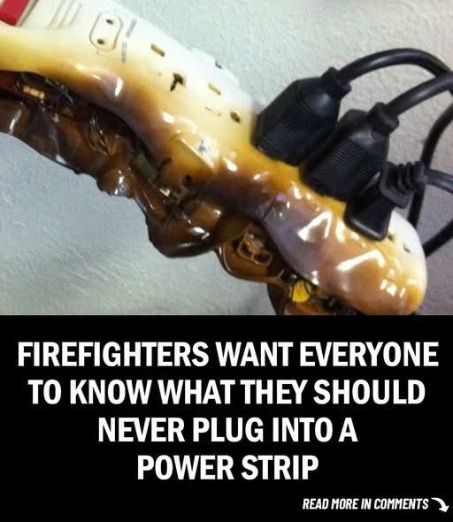 Things You Should Never Plug Into a Power Strip: Fire Safety Guide 820239720_1031433383262160_3235735314886719449_n